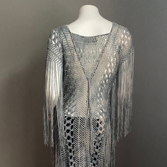 hand crocheted cardigan custom made - Picture 9 of 10